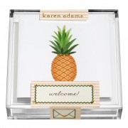 Gift Enclosure, Welcome in Acrylic Box, Karen Adams